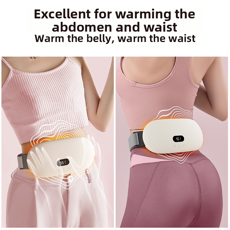 Колан за кръст за облекчаване на менструални болки с цифров дисплей, графеново нагряване, USB захранване и модел N04