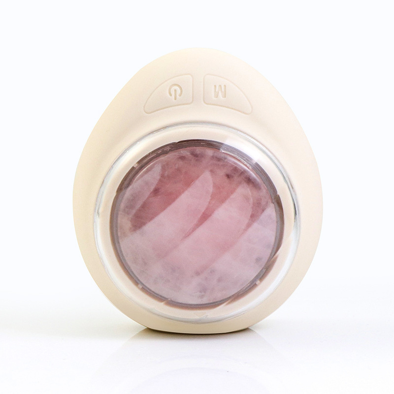 Kosmētikas instruments — Jade sejas masieris, Pārvietojams, Mājas lietošanai, IPX6 ūdensdrošība, 800–1000mAh iebūvētā baterija, balināšana, mitrināšana, ādas atjaunošana, krāsains apgaismojums