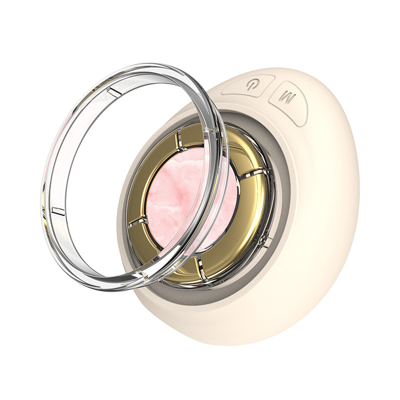 Kosmētikas instruments — Jade sejas masieris, Pārvietojams, Mājas lietošanai, IPX6 ūdensdrošība, 800–1000mAh iebūvētā baterija, balināšana, mitrināšana, ādas atjaunošana, krāsains apgaismojums