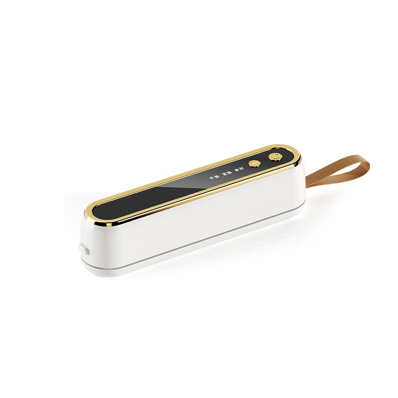 Безжична ръчна вакуумна машина за запечатване на храна у дома — 40W, 7.4V, зареждане, пластмасов корпус, капацитет под 500 мл.