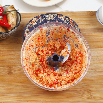 Rankinis česnako spaudimo ir malimo įrankis – plastikinis korpusas, nerūdijanio plieno peilis; daugiafunkcinis virtuvės įrankis česnakui, svogūnams, imbierui ir mėsai; prekė Home of Excellence; tinka kūdikių maistui