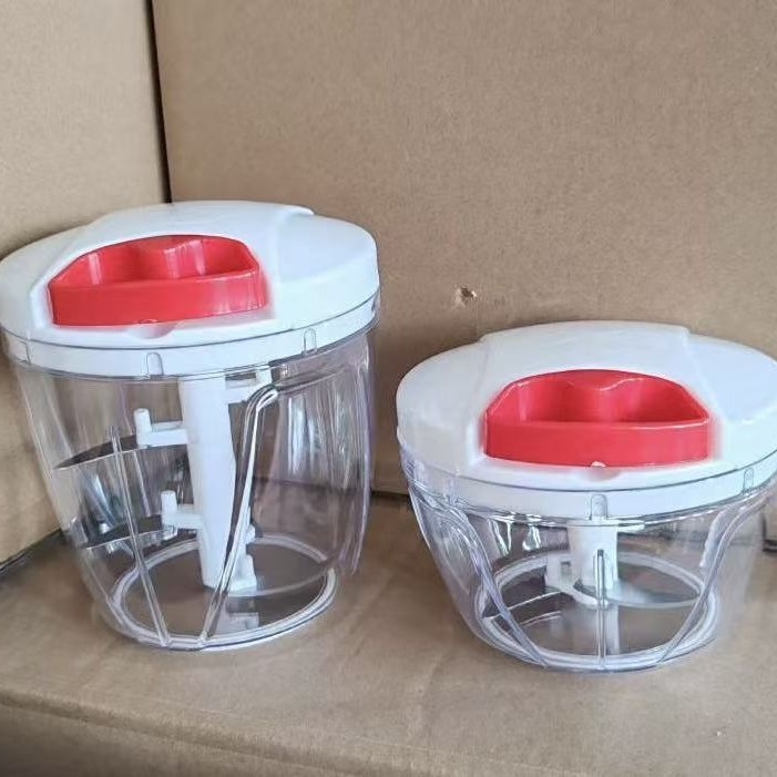 Rankinis česnako spaudimo ir malimo įrankis – plastikinis korpusas, nerūdijanio plieno peilis; daugiafunkcinis virtuvės įrankis česnakui, svogūnams, imbierui ir mėsai; prekė Home of Excellence; tinka kūdikių maistui