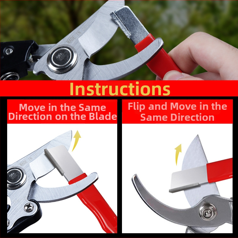 Преносимо външно заточващо средство за градински ножици и ножове — циментен карбид, двуфункционално заточване, персонализирана обработка