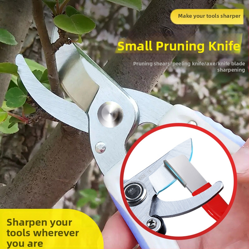 Преносимо външно заточващо средство за градински ножици и ножове — циментен карбид, двуфункционално заточване, персонализирана обработка