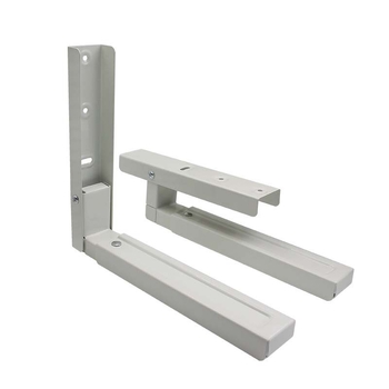 Zidni rega za skladištenje mikrovalne s teleskopskim sklopnim držačem — Materijal: hladno valjani čelik; Marka: OK-100/Yochi; Model: Telescopic Folding Bracket; Namjena: Polica za mikrovalnu pećnicu; Stil: Moderno jednostavno