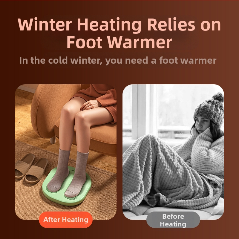 Масажор за крака с подгряване - USB захранване, 5V/5W, механичен режим, универсално приложение