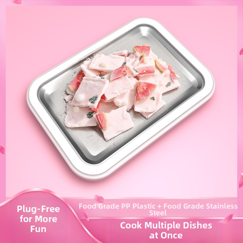 Машина за ледени десерти от неръждаема стомана, правоъгълна, обем 301–500 мл, без електричество, персонализирана обработка