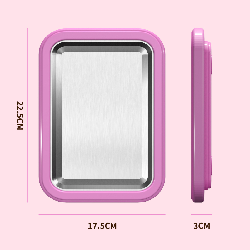 Stroj za sladoled od nehrđajućeg čelika, pravokutnog oblika, kapacitet 301-500 ml, bez napajanja, prilagodljivo procesiranje