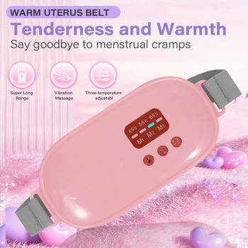Vidukļa apkures josta ar infrasarkano fizioterapiju, siltā kompresijas masāža, USB barošana, modelis NG01, temperatūra 45–65°C