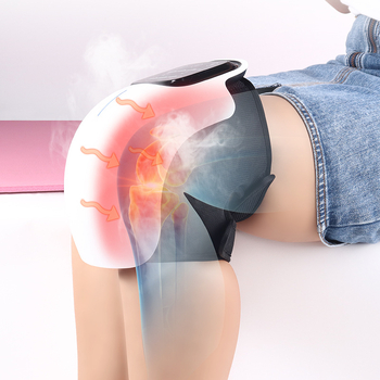 Han Yang Leisurely ceļgala masāžieris ar infrasarkanās apkures funkciju, bezvadu un pārnēsājams, 10W, inteliģenta temperatūras kontrole, CE/FDA