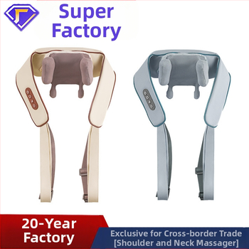 Masazer za ramena i vrat sa 6 masažnih glava, USB napajanje, infracrvena terapija, model YZ-R8, tajmer