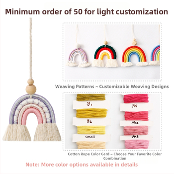 Χειροποίητος υφαντός κρεμαστός αυτοκινήτου από κράμα, μποέμ στυλ, με φούντα