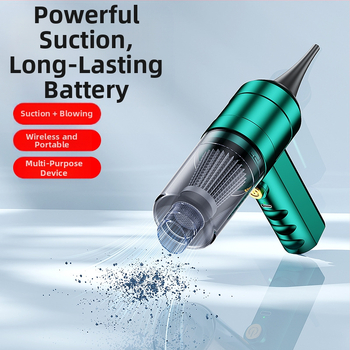 Rokas automašīnas putekļsūcējs, uzlādējams, 14W, 3100Pa, spriegums līdz 36V