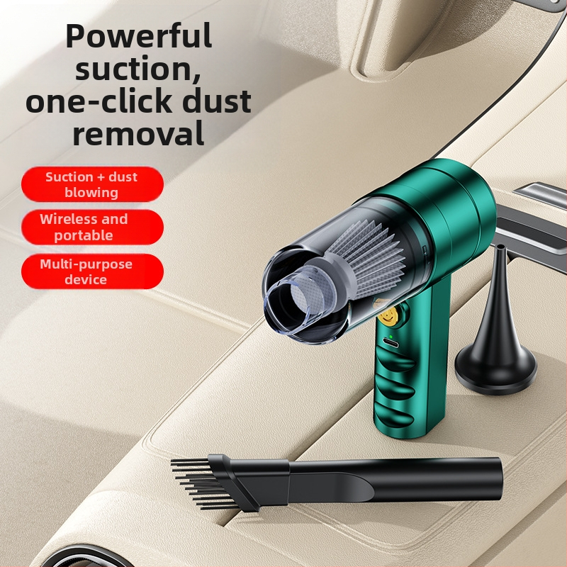 Ръчна автомобилна прахосмукачка, презареждаща се, 14W, всмукване 3100Pa, до 36V