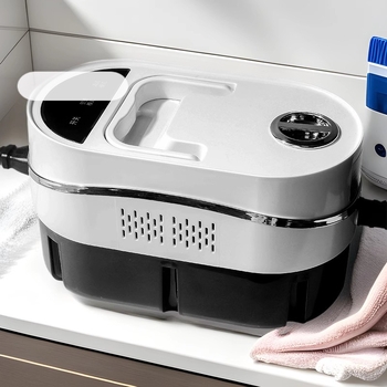 Távirányítós otthoni gőztisztító készülék, 1500 W, 110–220 V, 901 ml kapacitás