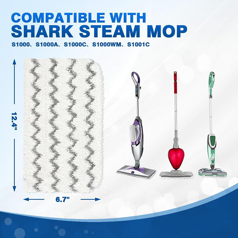Κεφαλή μίας σκούπας ατμού Shark M11/D01/S1000/S1000C – ύφασμα ινών με Velcro, ριγέ πολυεστερικό ύφασμα brocade
