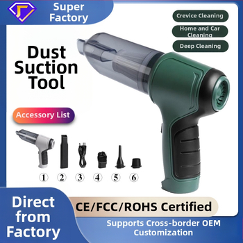 Rokas autosūkājs, bezvadu, 7.4V, 120W, 1900Pa, uzlādējams