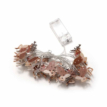 Χριστουγεννιάτικη LED αλυσίδα για γραφείο – 20 LED, 4.5 V, 2000 lm, 2000 K, IP54