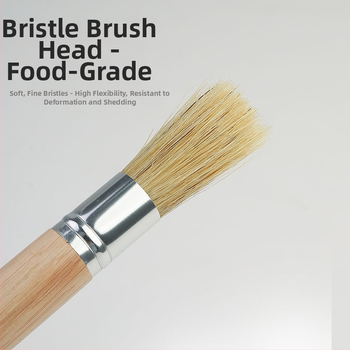 Βούρτσα καθαρισμού μύλου καφέ με ξύλινο χερούλι, τρίχες, μοντέρνο απλό στυλ