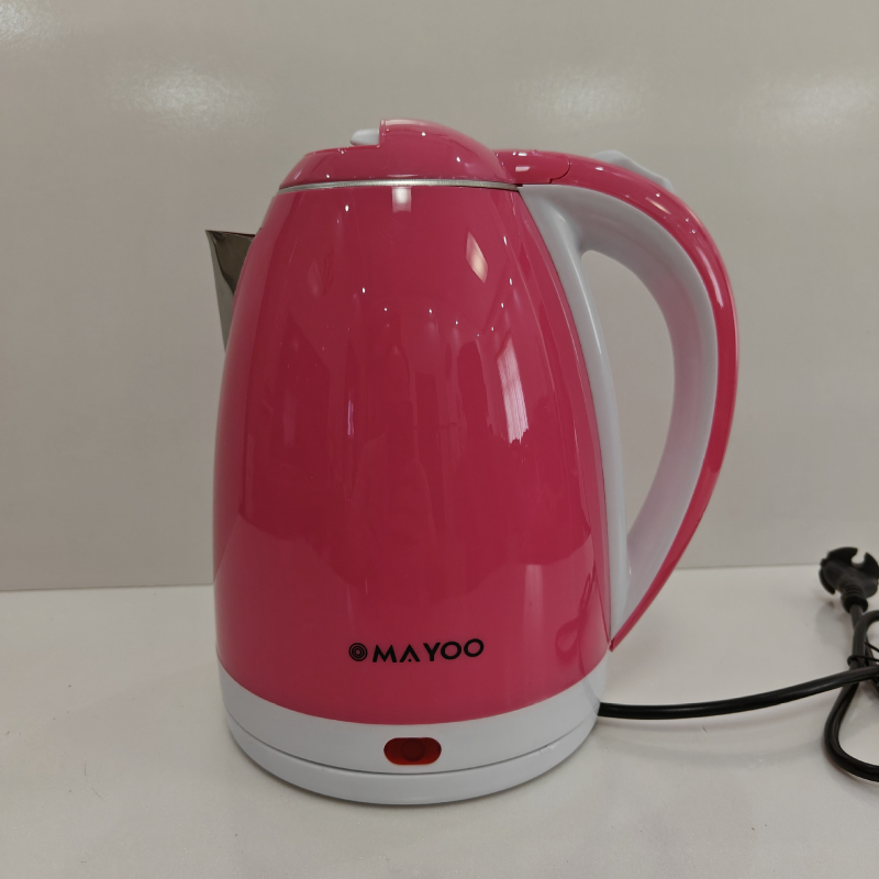 Електрически чайник 1-2 л, 1500-2000 W, електрическо нагряване с тръба, корпус от неръждаема стомана + ABS, база 360°