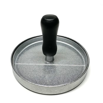 Chuanzan okrugla ručna presa za burgere od aluminijske legure s tiskanim logom i mogućnošću prilagodbe
