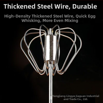 Rankinis kiaušinių plakiklis iš nerūdijančiojo plieno namų kepimui | Prekės ženklas Leading Best Crown | Išleista 2021 m. | Pritaikymas prieinamas | Spausdintas logotipas