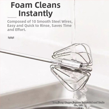 Rankinis kiaušinių plakiklis iš nerūdijančiojo plieno namų kepimui | Prekės ženklas Leading Best Crown | Išleista 2021 m. | Pritaikymas prieinamas | Spausdintas logotipas