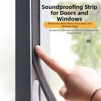 Уплътнителна лента за пролука между врати — против течове, ветроустойчива и шумоизолационна, стил Нов китайски стил
