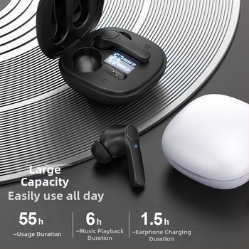 Bezmaks Bluetooth austiņas B11 ar ANC, IPX4, Bluetooth 5.0, stereo, līdz 4 stundām darbības laiks