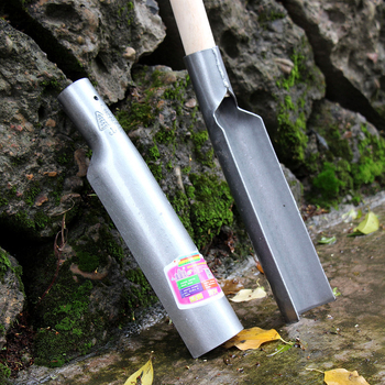 Daugiatikslė plieno kastuvas žemės ūkiui — kasimas, medžių sodinimas, duobių kasimas ir žemės šalinimas; be ženklo, plačiai taikomas