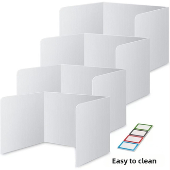 PP galda privātuma starpsiena biroja lietošanai, ūdensizturīga un viegli tīrāma, pielāgojama