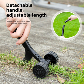 DIY σετ από 3 τεμάχια εργαλείο κήπου για χαλάρωση του εδάφους και αφαίρεση ζιζανίων — εργονομικό, χωρίς κάμψη