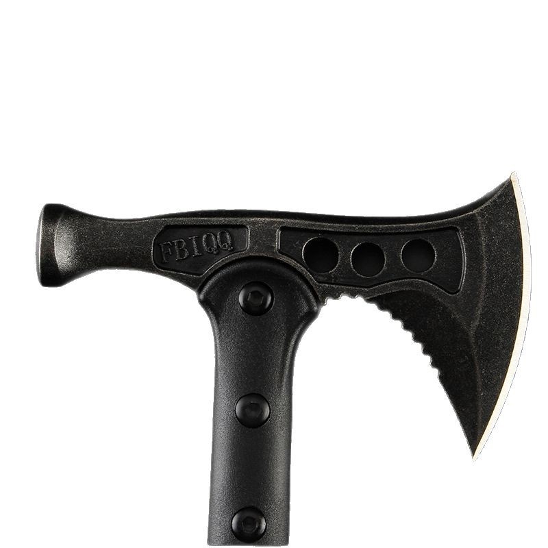 Ellujäämise taktikaline kirves haamriga peaga, tulekustutuse tipps, 420 roostevabast terasest, kõvadus 55–57 HRC