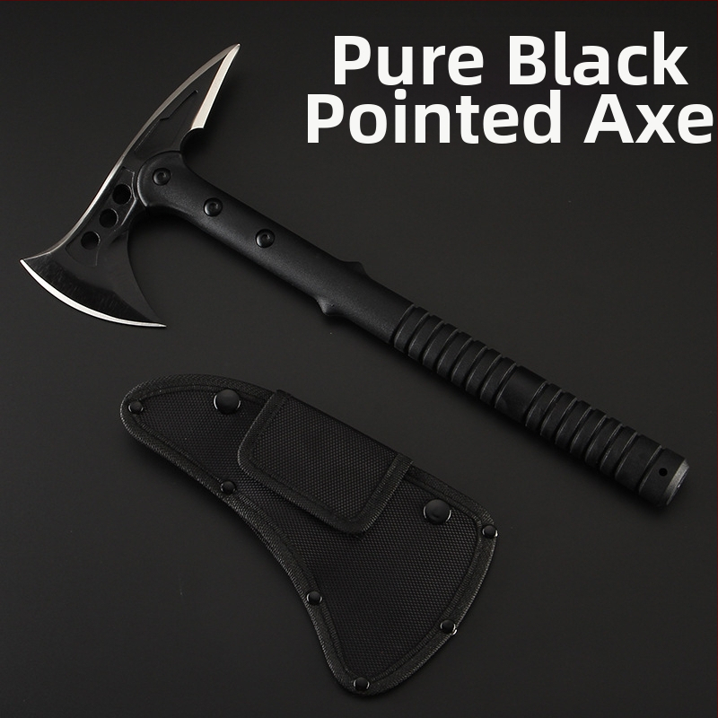 Ellujäämise taktikaline kirves haamriga peaga, tulekustutuse tipps, 420 roostevabast terasest, kõvadus 55–57 HRC