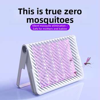 Ηλεκτρικός εξοντωτής κουνουπιών με επαναφορτιζόμενο USB, LED φωτισμό, ενσωματωμένη μπαταρία, αυτονομία 1–3 ώρες, χρόνος φόρτισης 3 ώρες · Παγίδα κουνουπιών με φωτεινό κύμα + έλεγχος ηλεκτρικού χτυπήματος