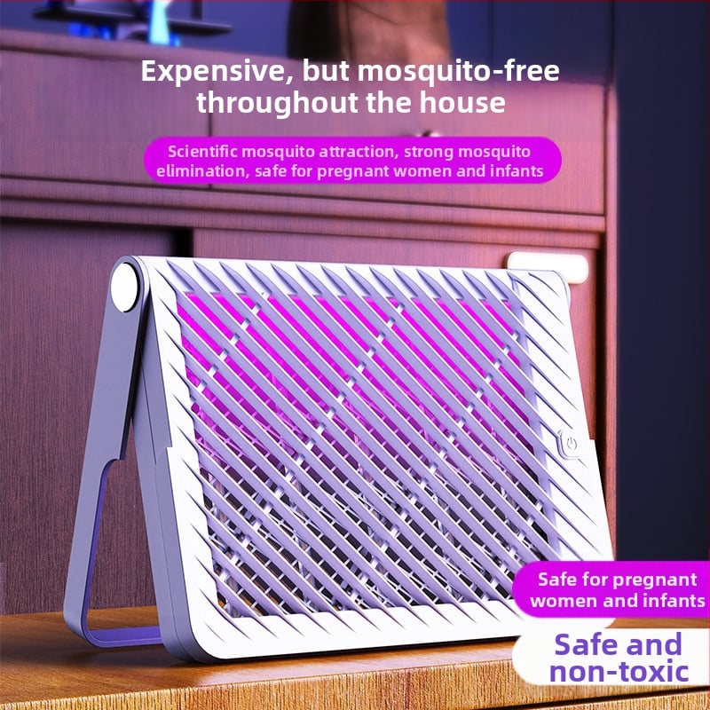 Elektrinis uodų žudikas su USB įkrovimu, LED šviesos šaltinis, įmontuota baterija, veikimo laikas 1–3 valandos, įkrovimo laikas 3 valandos; Uodų gaudyklė su šviesos banga + elektros smūgis