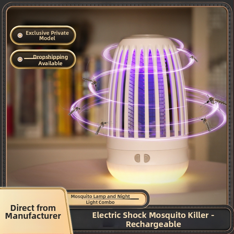 Ηλεκτρικός εξοντωτής κουνουπιών WD-818 • USB επαναφορτιζόμενος LED παγίδα κουνουπιών • Ενσωματωμένη μπαταρία 1001–1600 mAh • Κάλυψη 21–30 τ.μ. • Αυτονομία 6–8 ώρες