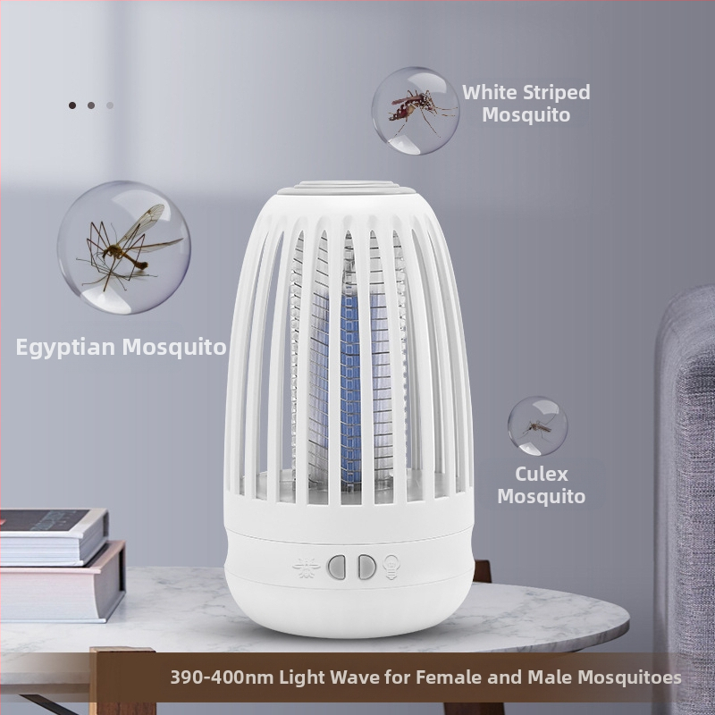 Ηλεκτρικός εξοντωτής κουνουπιών WD-818 • USB επαναφορτιζόμενος LED παγίδα κουνουπιών • Ενσωματωμένη μπαταρία 1001–1600 mAh • Κάλυψη 21–30 τ.μ. • Αυτονομία 6–8 ώρες