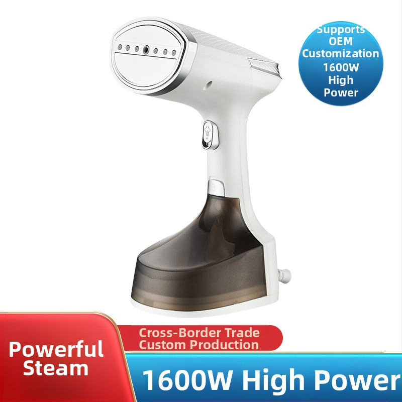 Drēbju tvaika gludināšanas iekārta – 1600W, AC barošana, spriegums 111–240V, tilpums <0,8 L