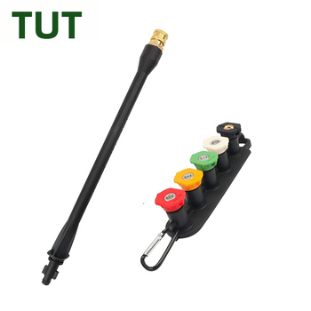 Augstas spiediena tīrīšanas pistole ar 1/4 ātru savienojumu, nylon korpuss, 2600 psi/180 bar, izsmidzināšanas attālums 5 m, svars 0,5 kg, TUTU