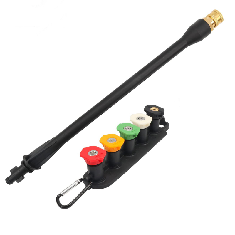 Augstas spiediena tīrīšanas pistole ar 1/4 ātru savienojumu, nylon korpuss, 2600 psi/180 bar, izsmidzināšanas attālums 5 m, svars 0,5 kg, TUTU