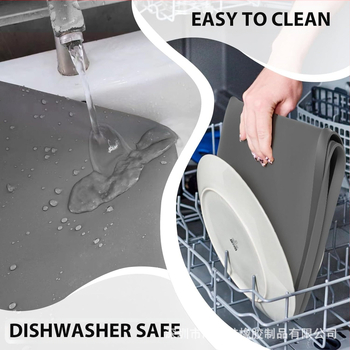 Πάτος σιλικόνης για ψυγείο και πλυντήριο – τετράγωνος, αντι-σκόνη, αντι-γρατσουνιές, ανθεκτικός σε διαρροές, κουζίνα, διαθέσιμη προσαρμογή