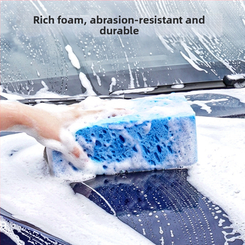 Meiluo Jie Sutręšta didelė putų plovimo kempinė automobiliams – didelis medaus šerdes formos kempinė iš jūros dumbliai, auto valymui