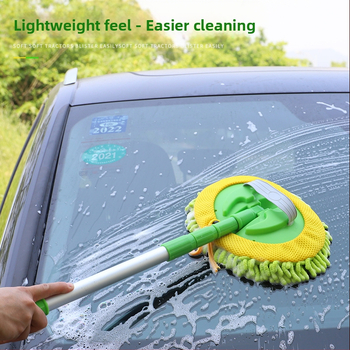 Τηλεσκοπικός τρίτμητος σκούπα πλύσης αυτοκινήτων (αλουμινίου κράμα; ανοξείδωτος χάλυβας) – Wenze