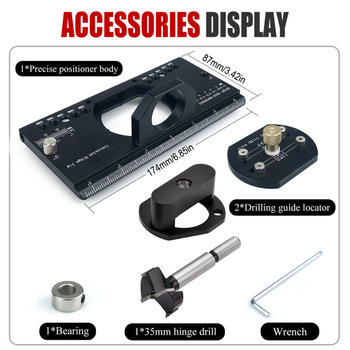 Θέση ανοίγματος μεντεσέδων για ντουλάπες – Εντολέας οπών για μεντεσέδες – Σειρά: Hinge Opening Positioner – Μάρκα: Other