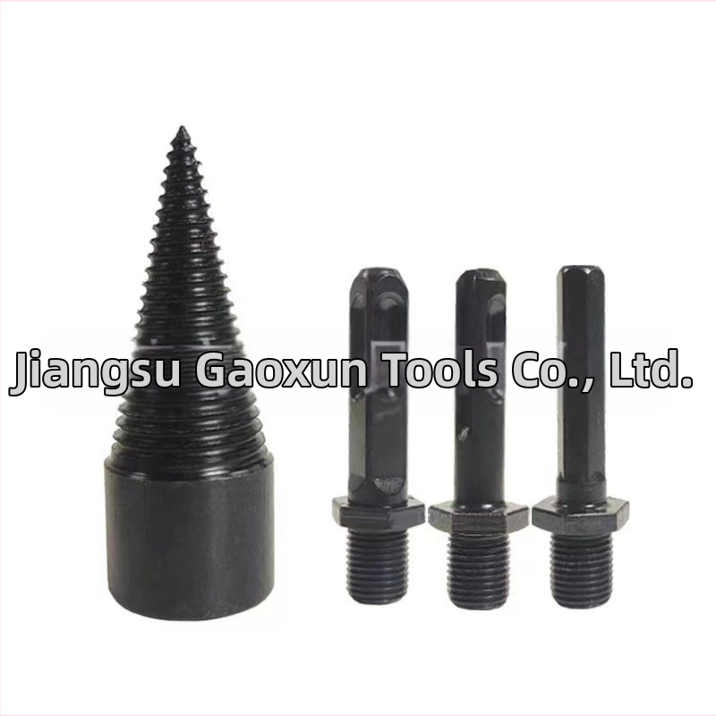 Fa hasítására szolgáló ütvefúró bit – konuszos alakú, háztartási faragáshoz, High News Tools