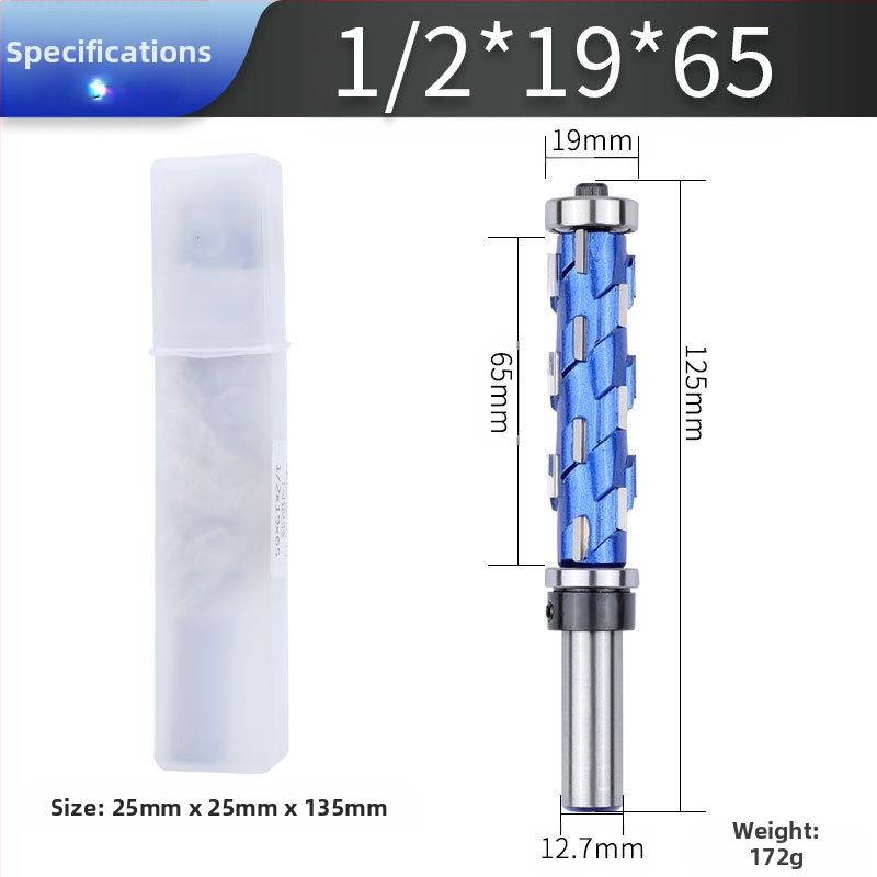 Страничен фрезер за дърво с двойни лагери, спирално подрязване, профилиране на лагерите, кръгла ръкохватка