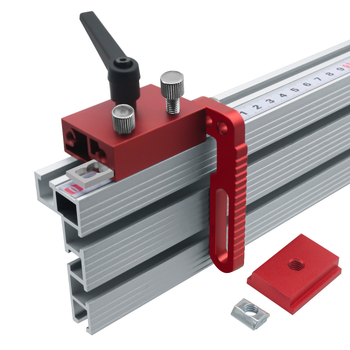 Εργαλείο DIY για ξυλουργική – Αναστρέψιμος πίνακας πριονοκοπής με περιοριστή αυλακώματος, κράμα αλουμινίου, για οικιακή χρήση