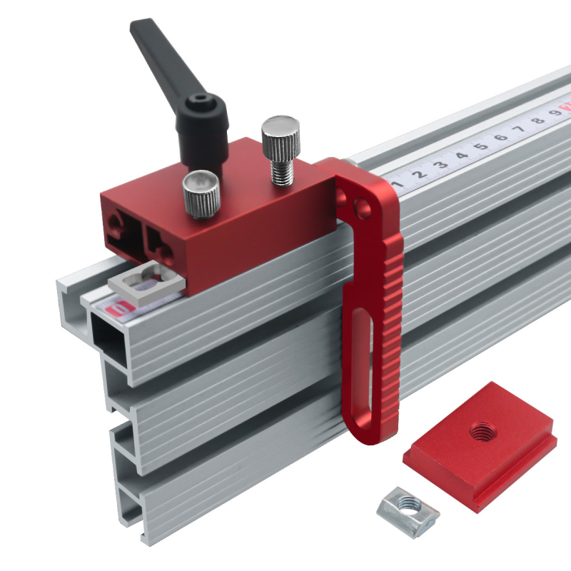 DIY дървообработващ инструмент – инвертирана маса за циркуля с ограничител на жлеба, алуминиева сплав, за домашна употреба