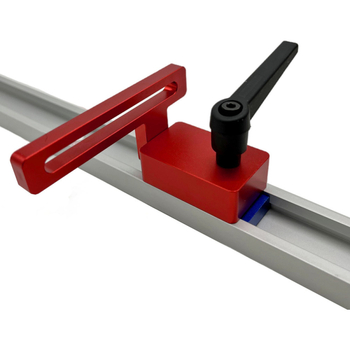 Limitator pentru ghidaj de tâmplărie de tip 30, aliaj de aluminiu, brand New Front, pentru poziționare pe masa de ghidaj a ferăstrăului, uz casnic